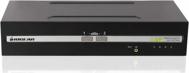 Alt view image 3 of 4 - IOGEAR Dual View DisplayPort KVM Switches w/ Audio GCS1422TAA4
