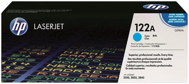 Main image of HP 122A LaserJet Toner Cartridge - Cyan