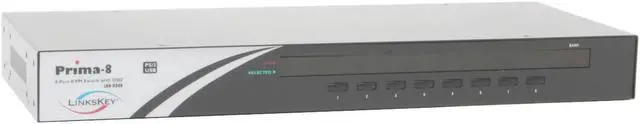 Main image of LINKSKEY LKV-9308 Prima 8 port Cascadable Rackmount USB + PS/2 KVM Switch