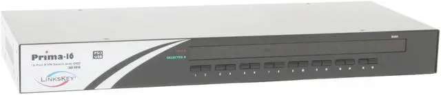 Main image of LINKSKEY LKV-9316 Prima 16 port Cascadable Rackmount USB PS/2 KVM Switch w/ OSD