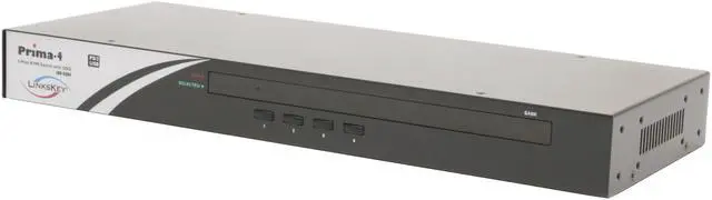 Main image of LINKSKEY LKV-9304 Prima 4 port Cascadable Rackmount USB PS/2 KVM Switch w/ OSD