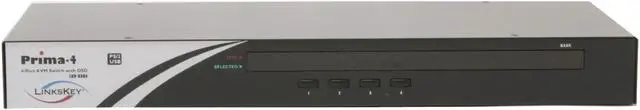 Alt view image 2 of 6 - LINKSKEY LKV-9304 Prima 4 port Cascadable Rackmount USB PS/2 KVM Switch w/ OSD