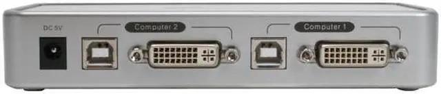 Alt view image 4 of 8 - LINKSKEY LDV-212ASK 2-Port DVI + USB Audio & Mic KVM Switch w/ Cables