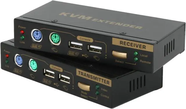 Main image of LINKSKEY LKV-E235 CAT5 USB & PS/2 VGA KVM Extender Set