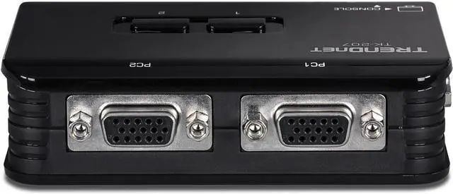 Alt view image 3 of 6 - TRENDnet 2-Port USB KVM Switch And Cable Kit, 2048 x 1536 Resolution, Device Monitoring, Auto-Scan, Audible Feedback, USB 1.1, Compliant With Windows And Linux, Hot-Pluggable, White, TK-207K