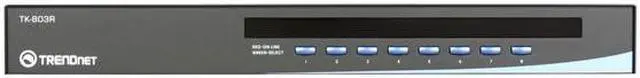 Alt view image 2 of 5 - TRENDnet TK-803R 8-Port USB+PS/2 Rack Mount KVM Switch