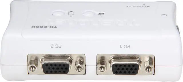 Alt view image 4 of 8 - TRENDnet 2-Port USB KVM Switch and Cable Kit with Audio, Manage Two PCs, USB 1.1, Hot-Plug, Auto-Scan, Hot-Keys, Windows & Linux Compliant, TK-209K
