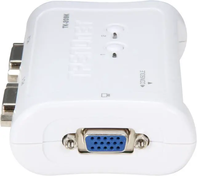 Alt view image 5 of 8 - TRENDnet 2-Port USB KVM Switch and Cable Kit with Audio, Manage Two PCs, USB 1.1, Hot-Plug, Auto-Scan, Hot-Keys, Windows & Linux Compliant, TK-209K