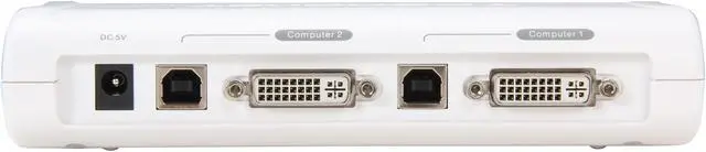 Alt view image 5 of 5 - TRENDnet 2-Port DVI USB KVM Switch & Cable Kit with Audio, Manage Two PCs, 2 x USB Keyboard & Mouse Ports, 2 x Bonus USB 2.0 Ports, 2 Way Audio Support, TK-204UK
