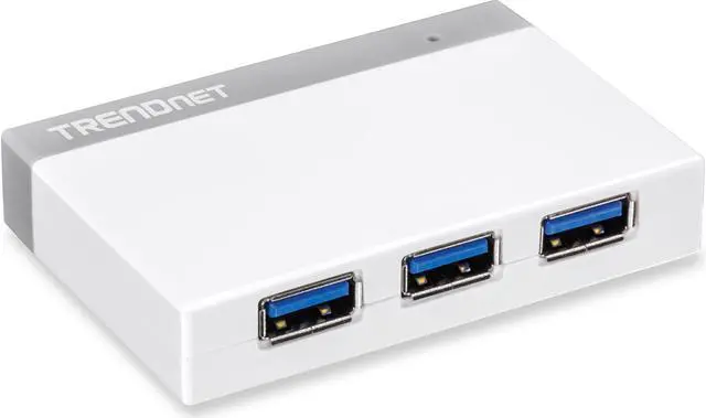 Alt view image 2 of 7 - TRENDnet 4-Port USB 3.0 Ultra-Mini Hub, 1M (3ft. USB 3.0 cable), Up to 5Gbps, Power Adapter Included, Plug &Play, Backwards Compatibility with USB 2.0/USB 1.1, TU3-H4