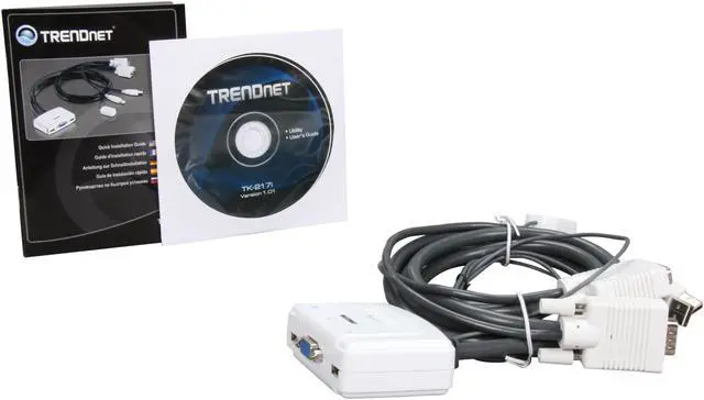 Alt view image 3 of 4 - TRENDnet TK-217I 2-Port USB KVM Switch