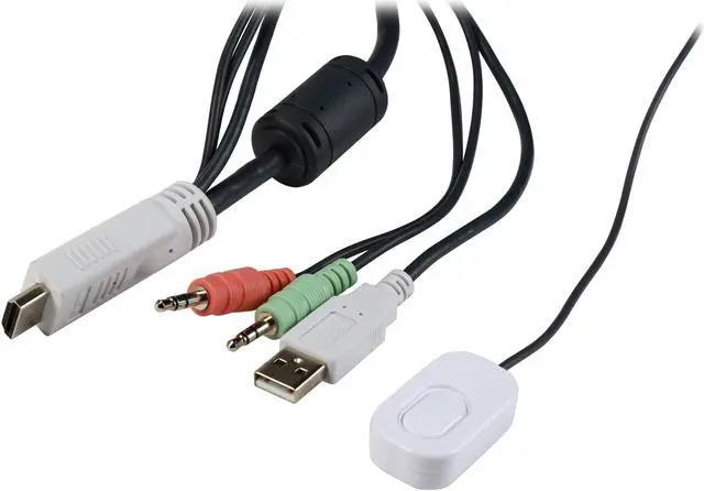 Alt view image 5 of 6 - TRENDnet 2-Port HDMI KVM Switch, Control 2 Computers With One Set Of Console Controls, Full HD 1080P, HDMI And 3.5 mm Analog Audio, Monitor Switch, Windows And Mac KVM Switch Software, White, TK-215I
