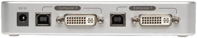 Alt view image 2 of 3 - Tripp Lite 2-Port Compact DVI/USB KVM Switch with Audio and Cables (B004-DUA2-K-R)