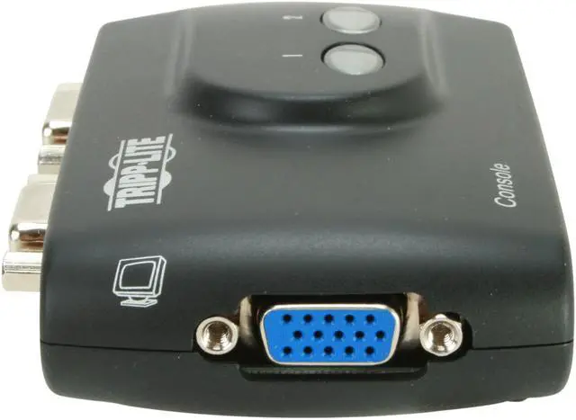 Alt view image 3 of 6 - TRIPP LITE B004-VUA2-K-R 2-Port Compact USB KVM Switch w/Audio and Cable