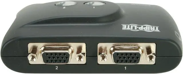Alt view image 4 of 6 - TRIPP LITE B004-VUA2-K-R 2-Port Compact USB KVM Switch w/Audio and Cable