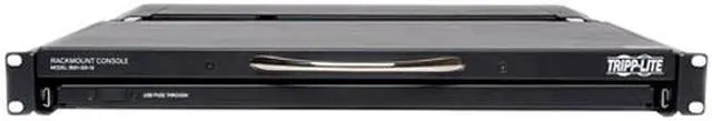 Alt view image 4 of 16 - Tripp Lite Rack Mount KVM Console, 19 in. LCD Display Monitor, 1U, with Touch Pad (B021-000-19)