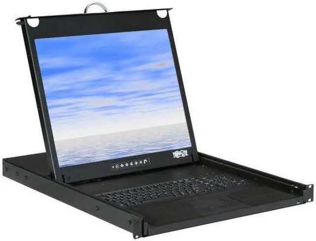 Alt view image 14 of 16 - Tripp Lite Rack Mount KVM Console, 19 in. LCD Display Monitor, 1U, with Touch Pad (B021-000-19)