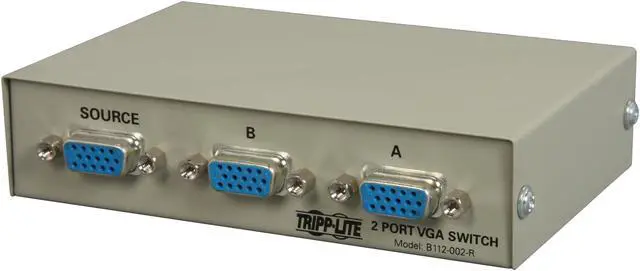 Alt view image 2 of 3 - Tripp Lite 2 Position VGA/SVGA Manual Switch B112-002-R