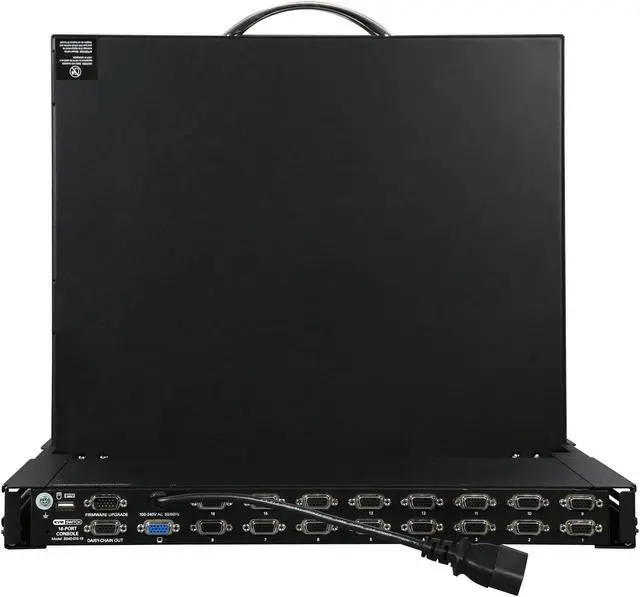 Alt view image 5 of 7 - Tripp Lite 16-Port 1U Rack-Mount Console KVM Switch with 19-in. LCD, PS/2 or USB, VGA, TAA (B040-016-19)