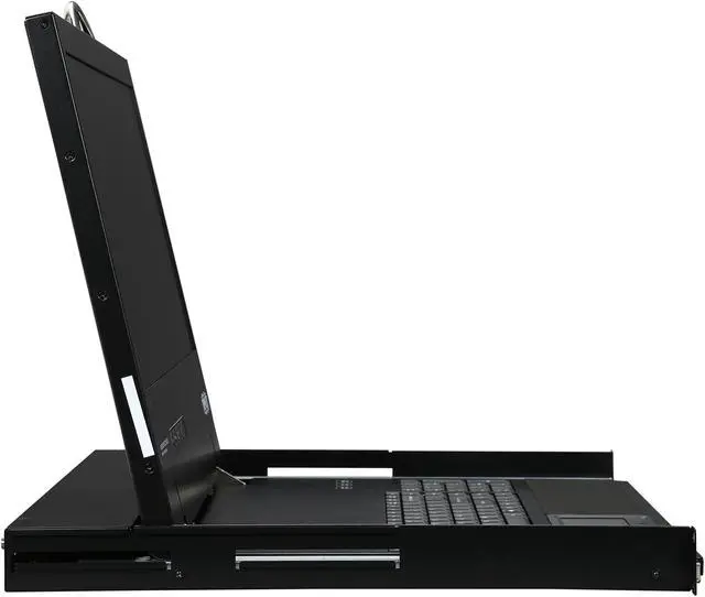 Alt view image 5 of 8 - Tripp Lite 1U Rack-Mount Console with 19-in. LCD, PS/2 or USB, Short-Depth (B021-000-19-SH)
