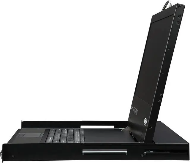 Alt view image 7 of 8 - Tripp Lite 1U Rack-Mount Console with 19-in. LCD, PS/2 or USB, Short-Depth (B021-000-19-SH)