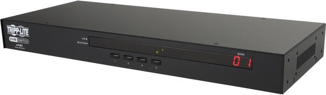Main image of Tripp Lite 4-Port 1U Rack-Mount USB/PS2 KVM Switch with On-Screen Display (B042-004)