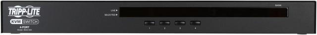 Alt view image 3 of 5 - Tripp Lite 4-Port 1U Rack-Mount USB/PS2 KVM Switch with On-Screen Display (B042-004)