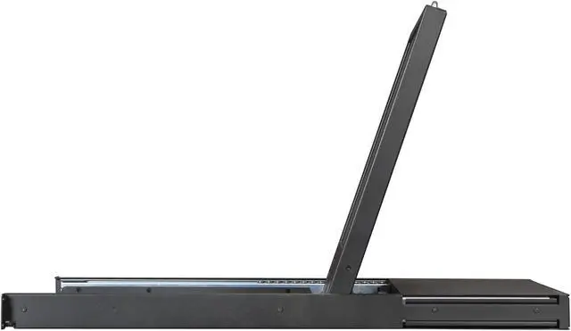 Alt view image 6 of 9 - Tripp Lite Rack Mount Console KVM Switch, NetController 8-Port 1U KVM Console, 19 in. LCD Display Monitor (B040-008-19)