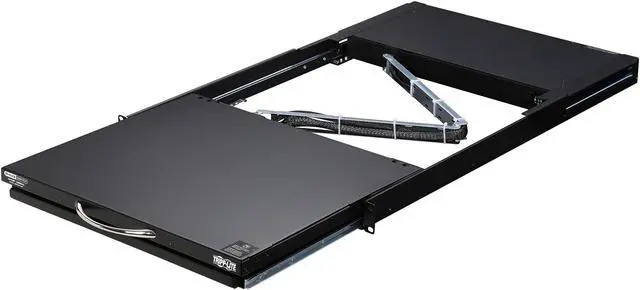 Alt view image 7 of 8 - Tripp Lite 16-Port Cat5 1U Rack-Mount 1+1 User Console KVM Switch with 19-in. LCD and IP Remote Access (B070-016-19-IP)