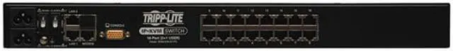 Main image of TRIPP LITE B064-016-02-IPG TAA Compliant 16 Port KVM Switch Cat5 IP 2+1 User Virtual Media