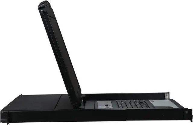 Alt view image 5 of 8 - Tripp Lite 8-Port 1U Rack-Mount Console KVM Switch with 19-in. LCD + 8 PS2/USB Combo Cables (B020-U08-19-K)