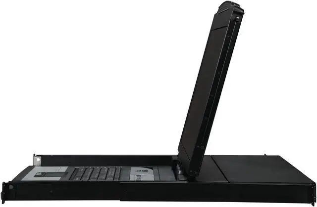 Alt view image 7 of 8 - Tripp Lite 8-Port 1U Rack-Mount Console KVM Switch with 19-in. LCD + 8 PS2/USB Combo Cables (B020-U08-19-K)