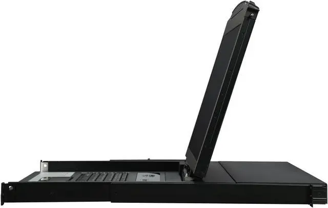 Alt view image 7 of 8 - Tripp Lite 16-Port 1U Rack-Mount Console KVM Switch with 19-in. LCD + 8 PS2/USB Combo Cables (B020-U16-19-K)