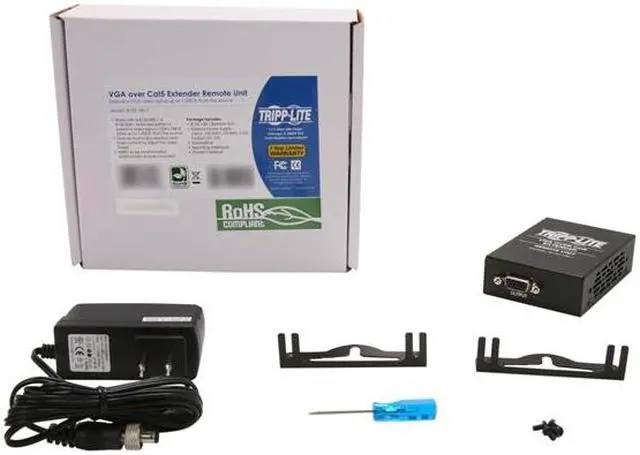 Alt view image 6 of 6 - Tripp Lite VGA over Cat5 Receiver B132-100-1