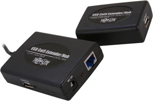 Main image of Tripp Lite U224-1R4-R 3-Port USB 2.0 Hub with built-in cat5 extender, 3 Local and 1 Remote Port