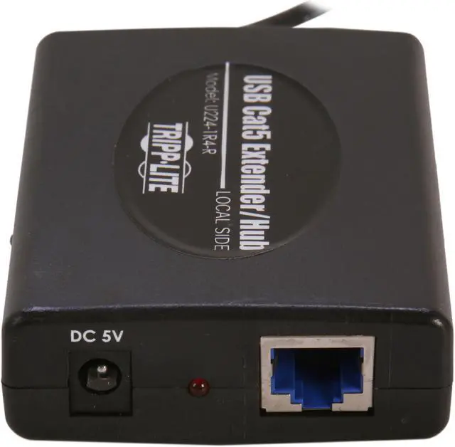 Alt view image 3 of 9 - Tripp Lite U224-1R4-R 3-Port USB 2.0 Hub with built-in cat5 extender, 3 Local and 1 Remote Port
