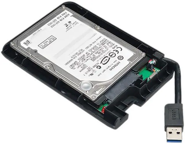 Alt view image 4 of 5 - Tripp Lite USB 3.0 SuperSpeed External 2.5" SATA III Hard Drive Enclosure with Built-in Cable (U357-025-R)