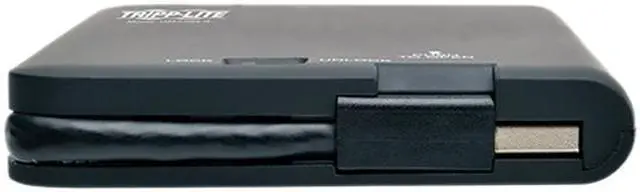 Alt view image 3 of 5 - Tripp Lite USB 3.0 SuperSpeed External 2.5" SATA III Hard Drive Enclosure with Built-in Cable (U357-025-R)