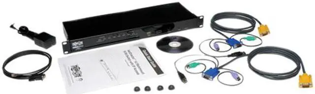 Alt view image 3 of 3 - Tripp Lite KVM Switch - 8-Port NetDirector 1U Rackmount IP KVM Switch
