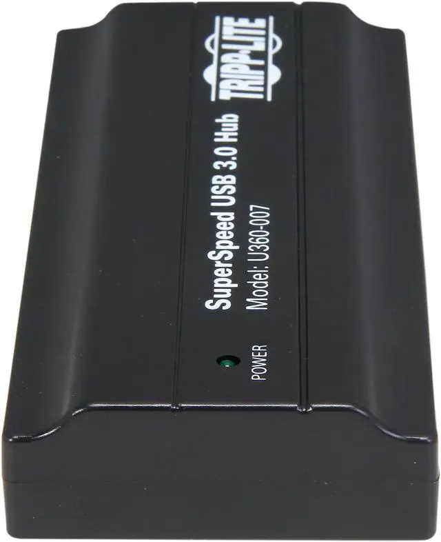 Alt view image 4 of 5 - Tripp Lite 7-Port USB 3.0 SuperSpeed Hub with Dedicated 2A USB Charging Port (U360-007)