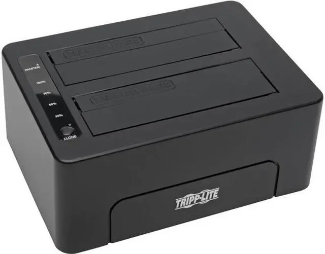 Main image of Tripp Lite USB 3.0 SuperSpeed to Dual SATA External Hard Drive Docking Station with Cloning for 2.5in/3.5in HDD (U339-002)
