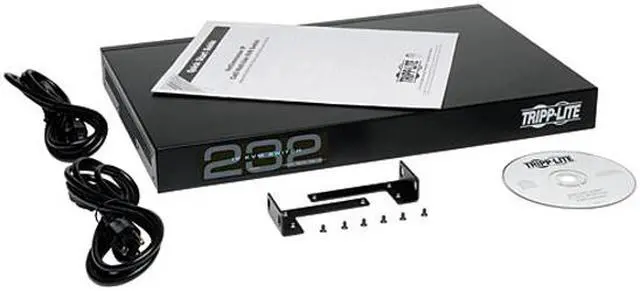 Alt view image 3 of 3 - Tripp Lite 32-Port Cat5 1U Rack-Mount KVM Switch with IP Remote Access with 16 USB Dongles, 2+1 User, VGA, USB (B072-032-IP2-K)