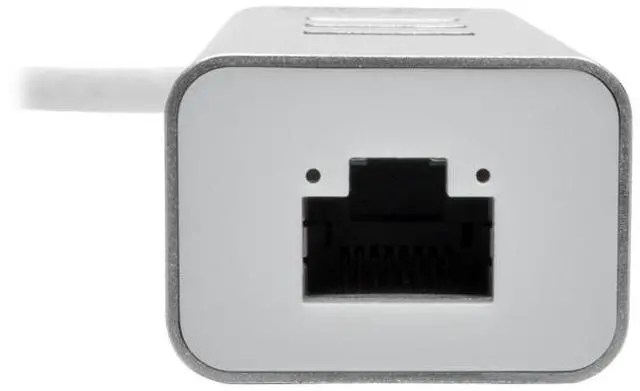 Alt view image 2 of 7 - Tripp Lite USB 3.0 SuperSpeed to Gigabit Ethernet (GbE) NIC Network Adapter with 3 Port USB 3.0 Hub, USB Type-A (U336-U03-GB)