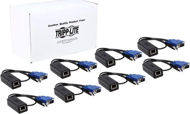 Alt view image 3 of 3 - TRIPP LITE B078-101-USB-8 KVM Switch USB Server Interface Unit HD15 USB RJ45 8 Pack