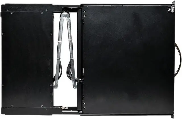 Alt view image 4 of 6 - Tripp Lite 8-Port Cat5 1U Rack-Mount 1+1 User Console KVM Switch with 19-in. LCD and IP Remote Access, TAA (B070-008-19-IP)