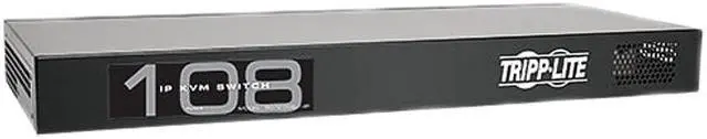 Main image of Tripp Lite 8-Port Cat5 1U Rack-Mount KVM Switch with IP Remote Access, 1+1 User, VGA, USB (B072-008-1-IP)