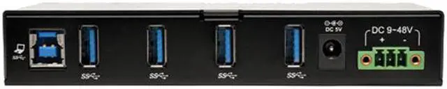 Alt view image 5 of 9 - TRIPP.LITE U360-004-IND 4-Port Industrial USB 3.0 SuperSpeed Hub 15KV ESD Immunity Metal