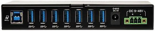 Alt view image 4 of 8 - TRIPP.LITE U360-007-IND 7-Port Industrial USB 3.0 SuperSpeed Hub 20KV ESD Immunity Metal