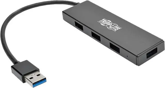 Main image of Tripp Lite U360-004-SLIM 4-Port Ultra-Slim Portable USB 3.0 SuperSpeed Hub