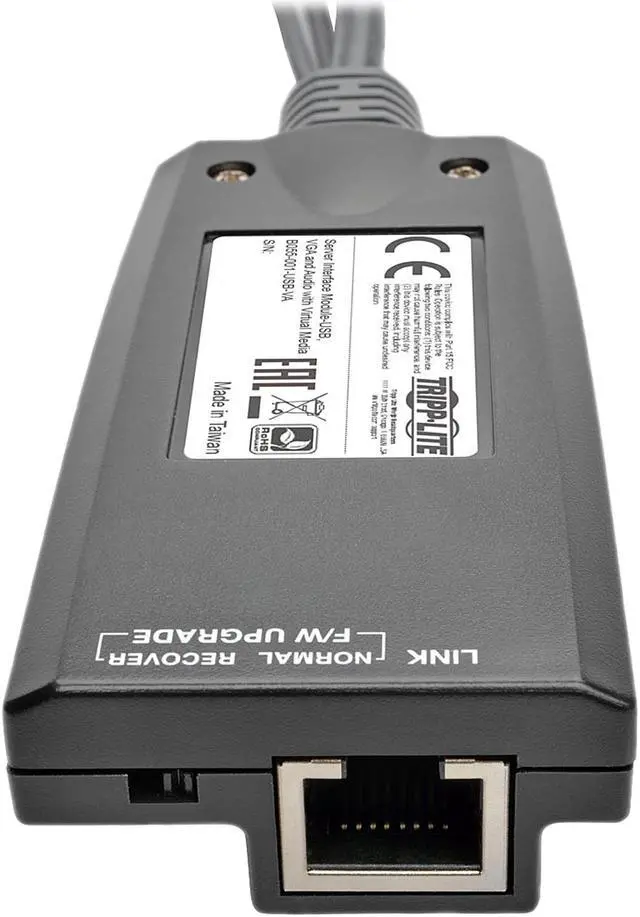 Alt view image 4 of 4 - Tripp Lite USB Server Interface Unit (SIU) for B064 KVMs with Virtual Media Support & Audio, TAA (B055-001-USB-VA)